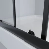 душевой уголок niagara eco 120×80 ng-012-14qt профиль черный, стекло тонированное