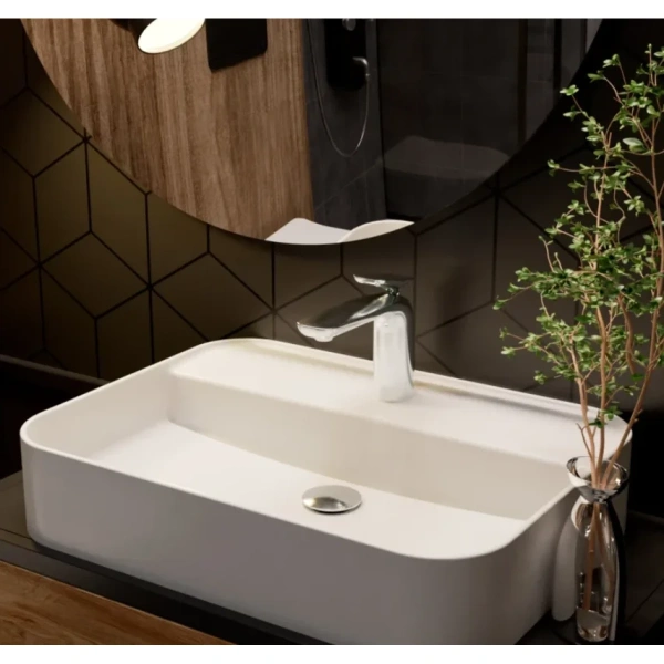 смеситель для раковины aquame como aqm6510cr без донного клапана, хром