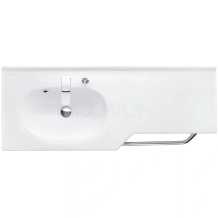 раковина подвесная акватон отель 2/127 l с навесами 1a70113wot01l