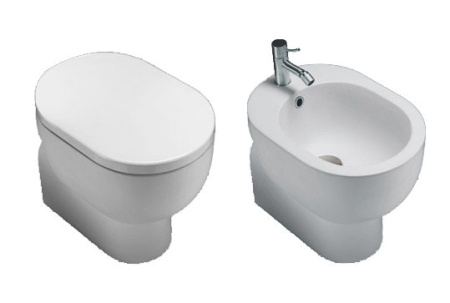 Комплект Catalano C light VPCB52+BICB52+CLST Унитаз/Биде/Крышка, белый