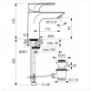 смеситель для раковины с донным клапаном ideal standard strada a5897aa