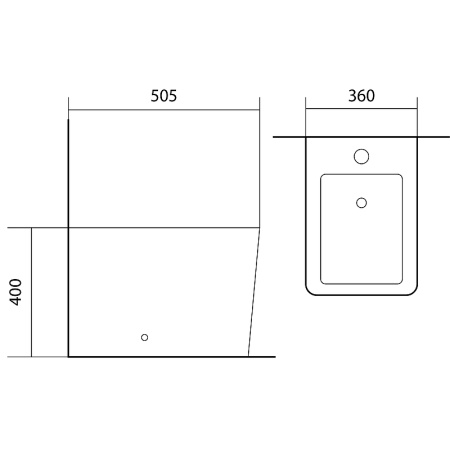 биде aquatek либра new aq1266n-00 белое
