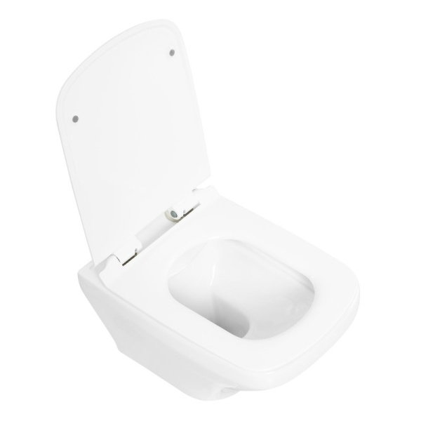 унитаз подвесной безободковый belbagno sela bb3201chr, без сиденья, цвет белый