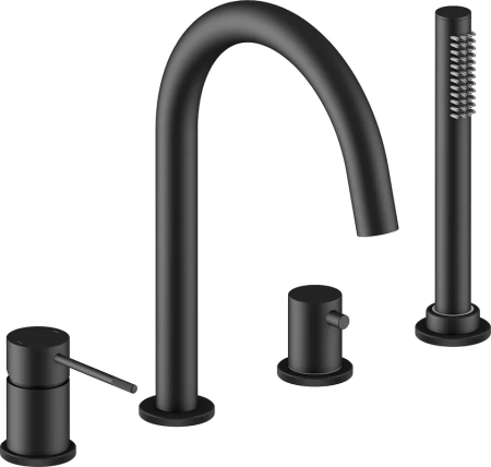 Смеситель на борт ванны Timo Saona 2320/03Y черный