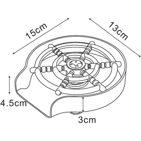 ринзер для стаканов orange boni m15-999ni никель