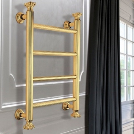 электрический полотенцесушитель margaroli capitelli 2952j5504gonb золото