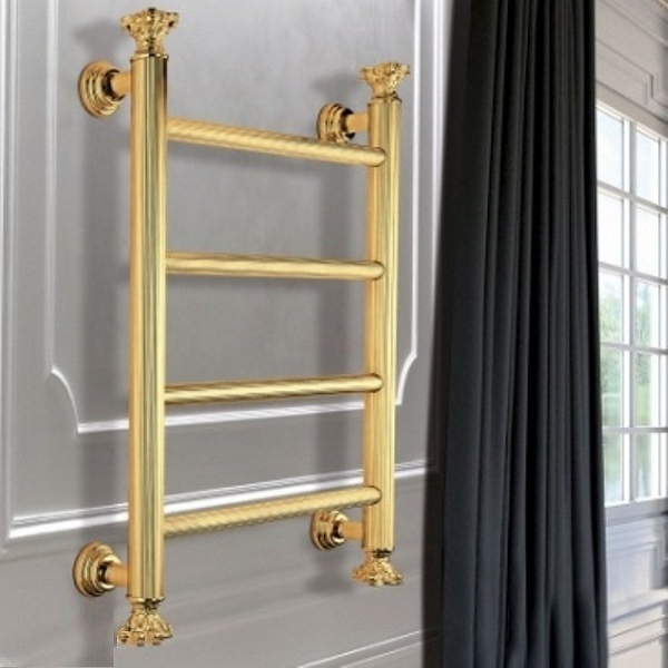 электрический полотенцесушитель margaroli capitelli 2952j5504gonb золото