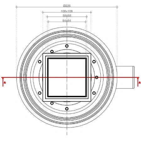 душевой трап 94x94/50 мм pestan confluo standard plate 1 13702562 2 в 1 с основой под плитку