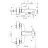 смеситель для ванны с душем ideal standard sesia bc208aa