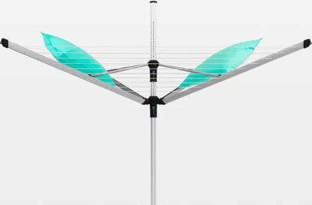 сушилка для белья brabantia lift-o-matic advance 100260 серый металлик