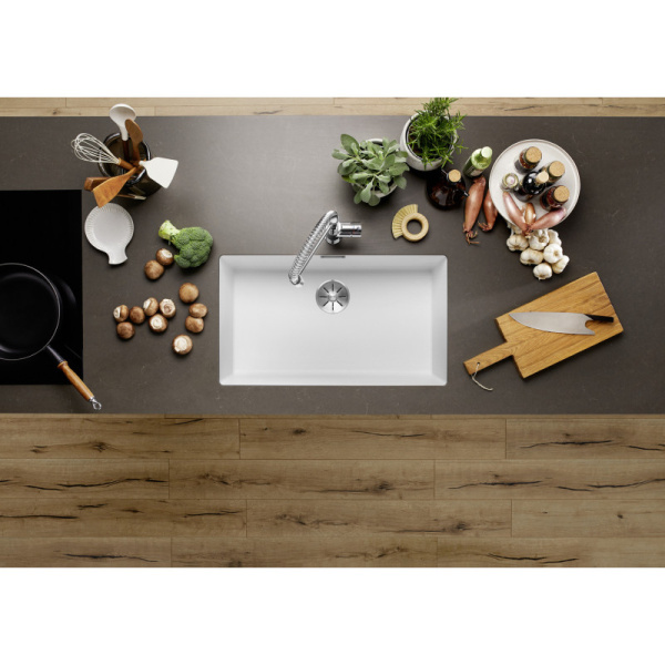 мойка кухонная blanco subline 700-u 523443 темная скала