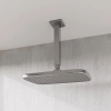 душевая насадка верхняя прямоугольная iddis esper esp25gsi64, цвет хром с серым