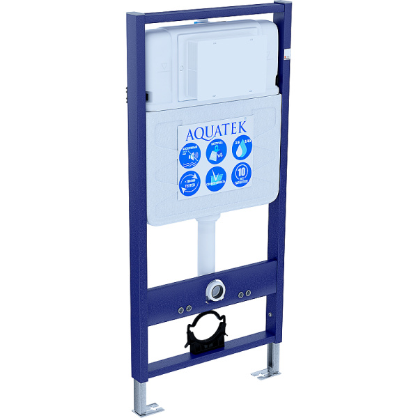 инсталляция aquatek standart 50 ins-0000012 для унитаза без клавиши смыва