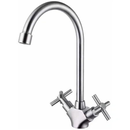 Смеситель для кухни Haiba HB49808 цвет нержавеющая сталь