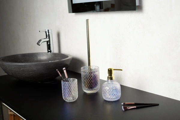 Ёршик для унитаза Ridder Jade 2164427 перламутровый прозрачный