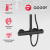 душевая система agger thermo a2451244 цвет черный