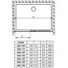 душевая дверь radaway idea dwj 130 right 387017-01-01r прозрачное
