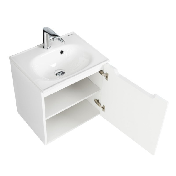 тумба под раковину belbagno etna 50 r etna-500-1a-so-rw-p-r подвесная rovere moro