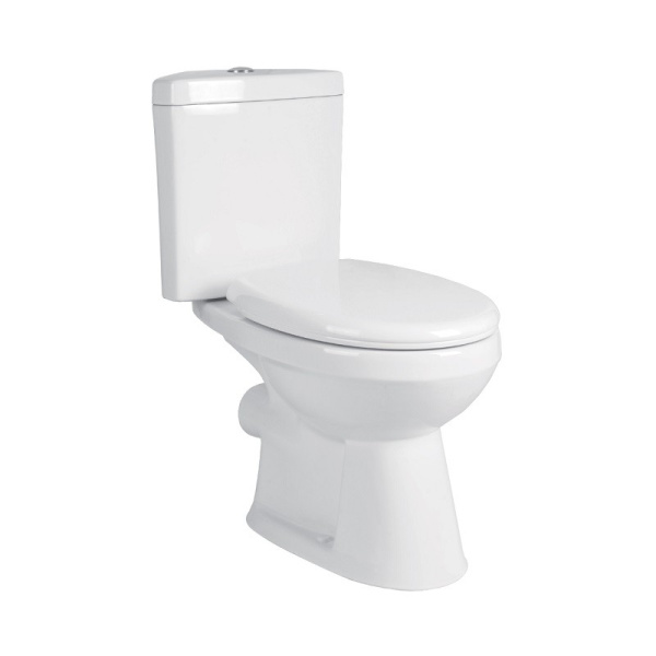 Унитаз напольный Creo Ceramique PROJECT, микролифт, 660*395*755, угловой бачок