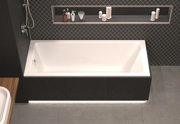 акриловая ванна whitecross wave slim 140x70 0111.140070.100 без гидромассажа