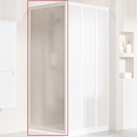 Душевая стенка Ravak Supernova APSS-90 940701R211 профиль белый, пластик Pearl