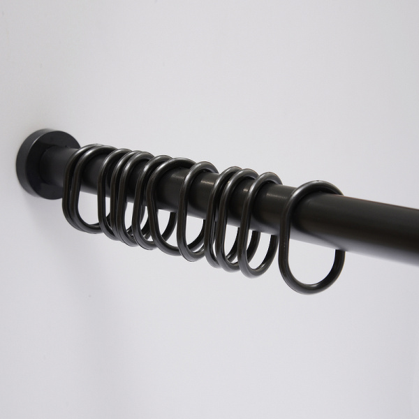 Карниз для ванны WasserKRAFT Elbe SC-721121 черный матовый