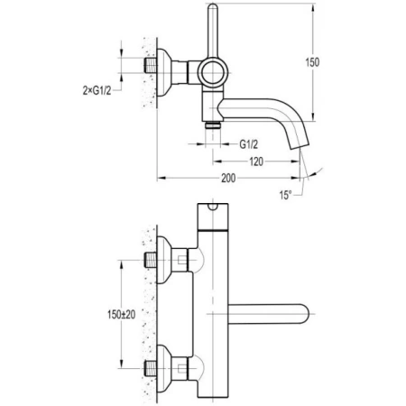 смеситель для ванны cezares eco eco-vd-nop черный матовый смеситель для ванны cezares eco eco-vd-nop черный матовый