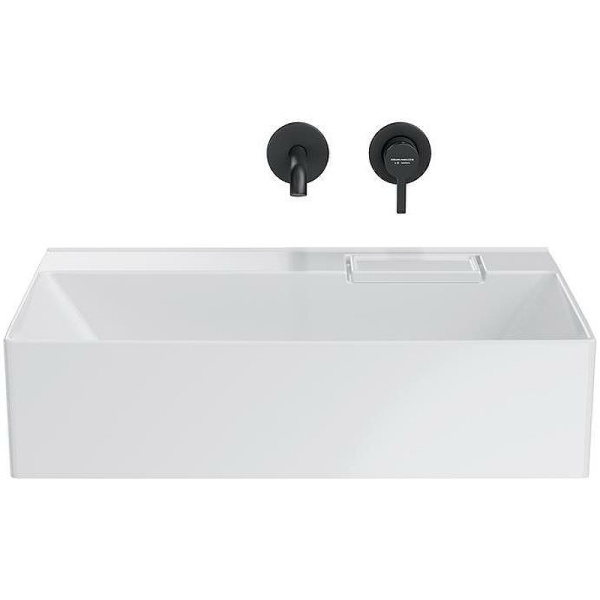 раковина kerama marazzi logica 60 lo.wb.60.0 белая глянцевая