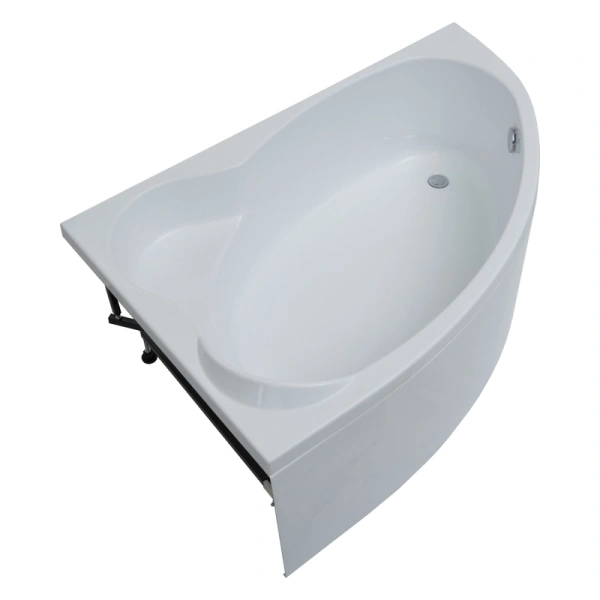акриловая ванна aquanet lyra 150x100 l 255736 с каркасом, цвет белый. акриловая ванна aquanet lyra 150x100 l 255736 с каркасом, цвет белый.