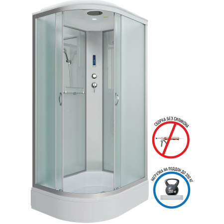 душевая кабина niagara classic 100х90 r ng-33094-14rp без гидромассажа