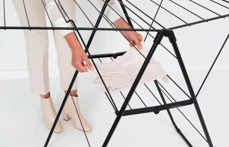 сушилка для белья brabantia hangon 403460 черный матовый сушилка для белья brabantia hangon 403460 черный матовый