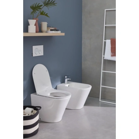 приставной безободковый унитаз jacob delafon rodin+ edaa102-00