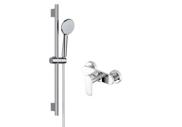 комплект смесителей для душа aquatek ника aq1832cr хром