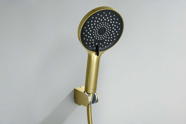 душевой гарнитур aquatek лугано aq2035bg цвет золото шлифованное