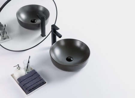 раковина накладная belbagno 41 bb1315, белая