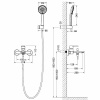 смеситель для ванны aquatek лира aq1449cr хром