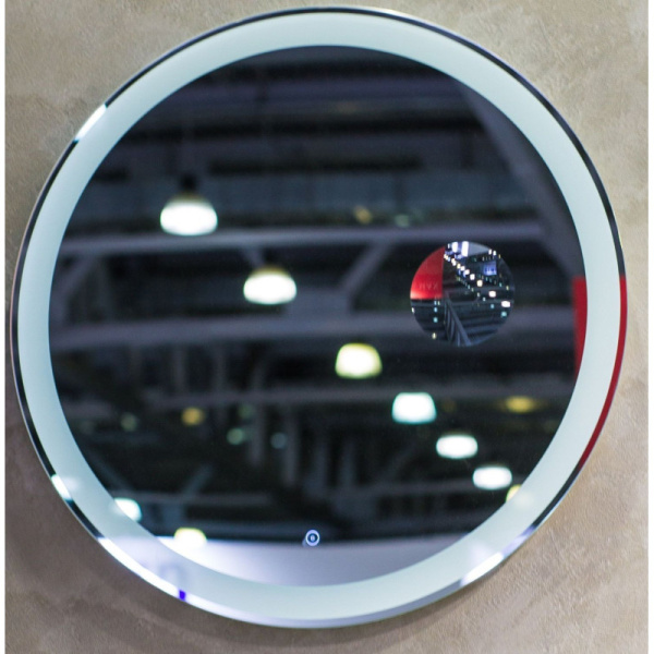 зеркало art&max bolzano с подсветкой и увеличительной линзой справа am-boz-780-ds-f-x3