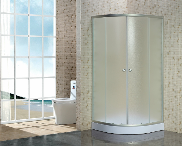 душевой уголок niagara eco 80×80 ng-003-14n профиль хром матовый стекло матовое