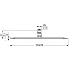 верхний душ ideal standard idealrain luxe b0387my