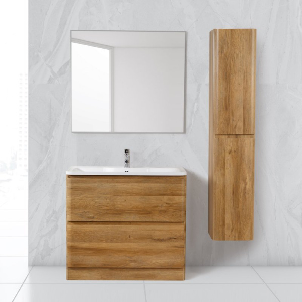 раковина belbagno 100 bb1000/455-lv-mr-alr полувстраиваемая, 100x45.5 см, белая
