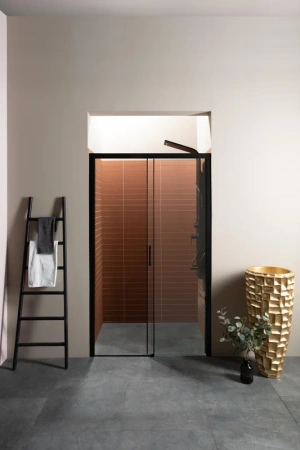 душевая дверь в нишу aquanet pleasure ae60-n-130h200u-bt