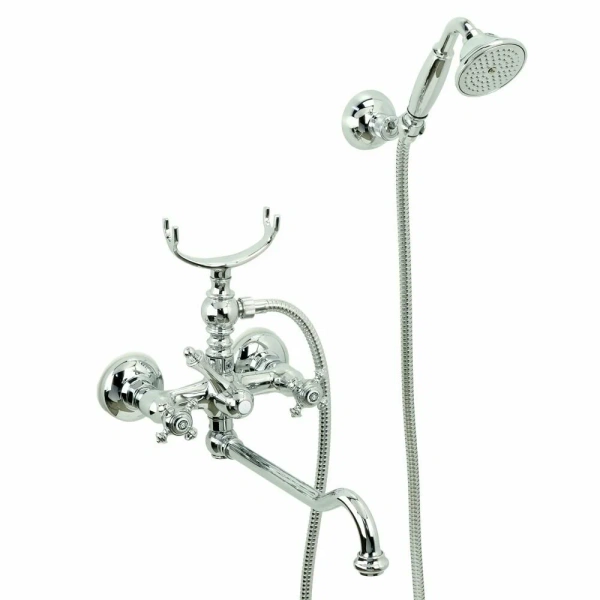 смеситель migliore prestige 31596 для ванны, латунь, управление вентильное, поворотный излив