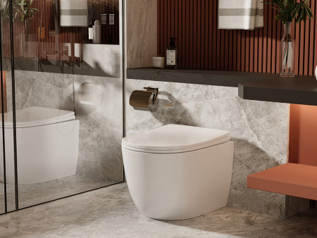 унитаз abber bequem ac1111 приставной с сиденьем микролифт