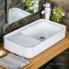 накладная раковина в ванную melana a572-805
