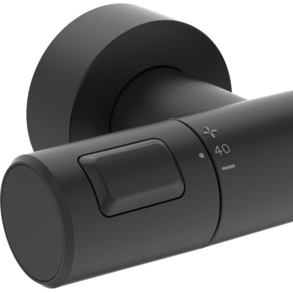 душевая система ideal standard ceratherm t25 a7545xg термостатическая, черный матовый
