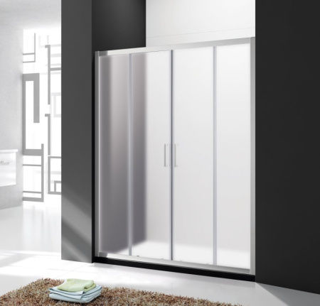 душевая дверь cezares molveno 170 molveno-bf-2-170-c-cr-iv профиль хром стекло прозрачное