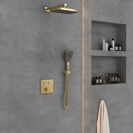 душевая система vincea vsfw-4211bg брашированное золото