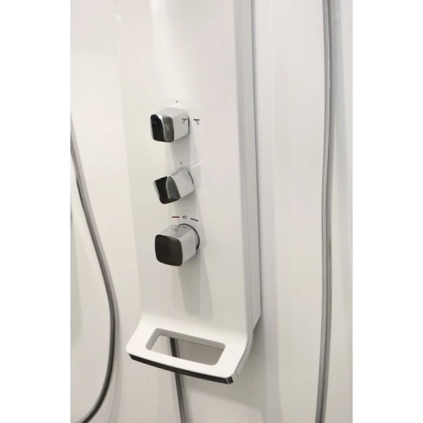 душевая панель hansgrohe raindance lift 27008400 2jet термостатическая, белый/хром
