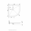 душевой поддон из искусственного камня rgw stone tray st/r-g 90×90 16153099-02 графит
