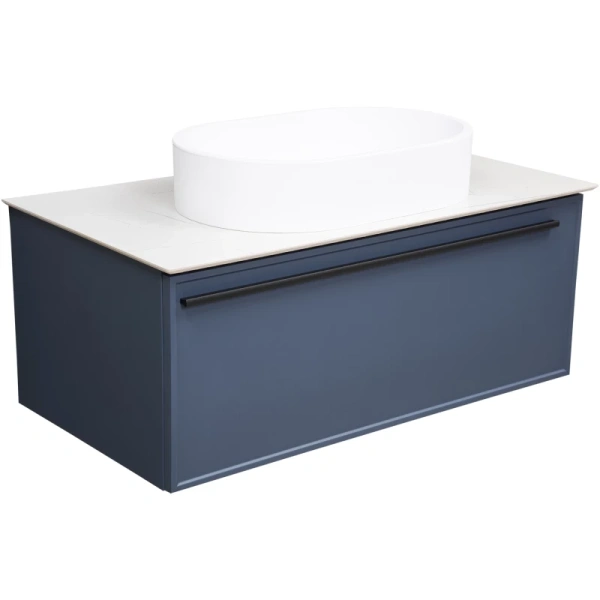 тумба синий матовый 87,6 см la fenice elba fnc-01-elb-bg-90